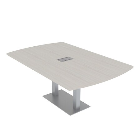 Skutchi Designs 45.25 in W, 71.5 in L, 29 in H, Engineered Wood Top, Ivory HAR-AREC-46X72-DOU-ELEC-XD1026